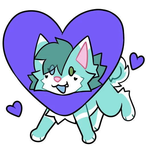 💜 Стикер «Saturn Husky!» для Telegram