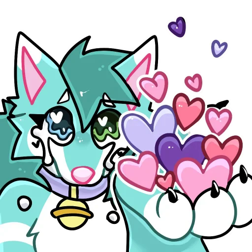 ❤️‍🔥 Стикер «Saturn Husky!» для Telegram