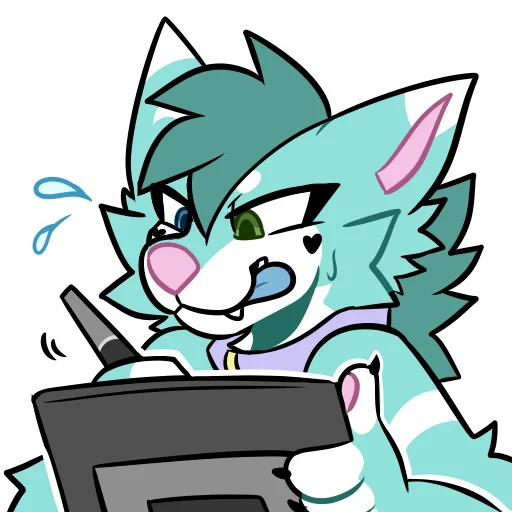 ✏️ Стикер «Saturn Husky!» для Telegram