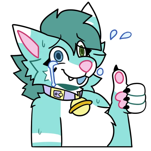 👍 Стикер «Saturn Husky!» для Telegram