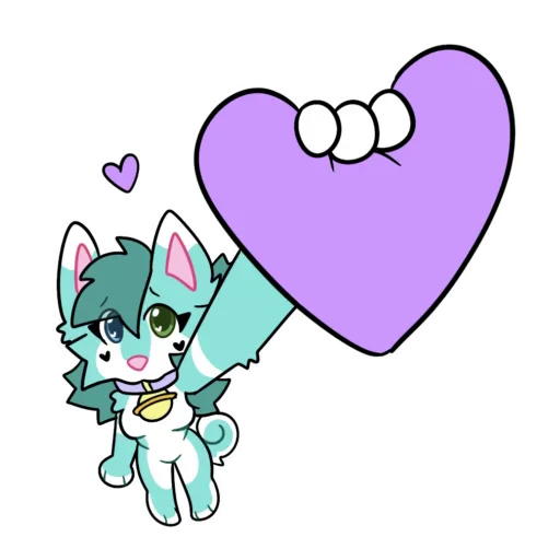 💗 Стикер «Saturn Husky!» для Telegram