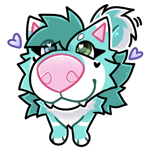 🥰 Стикер «Saturn Husky!» для Telegram