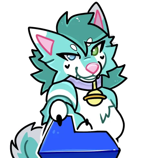 🖕 Стикер «Saturn Husky!» для Telegram