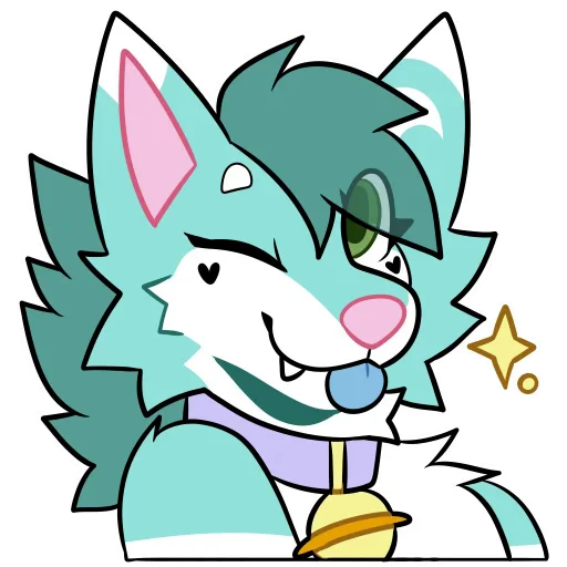 😜 Стикер «Saturn Husky!» для Telegram