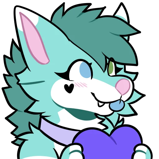 💜 Стикер «Saturn Husky!» для Telegram