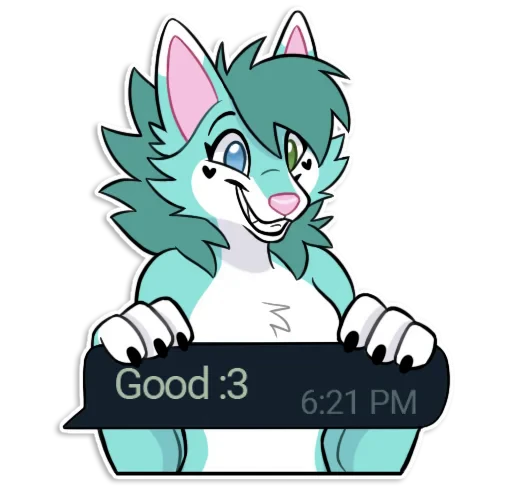 😁 Стикер «Saturn Husky!» для Telegram