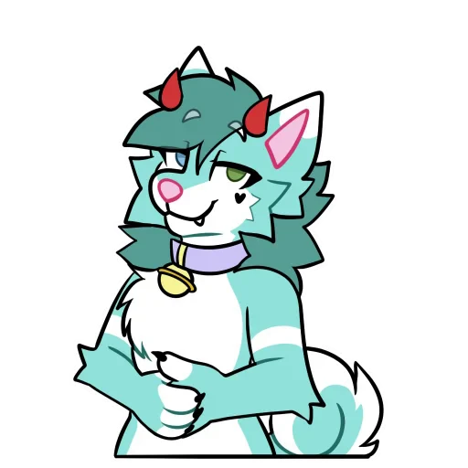 😈 Стикер «Saturn Husky!» для Telegram