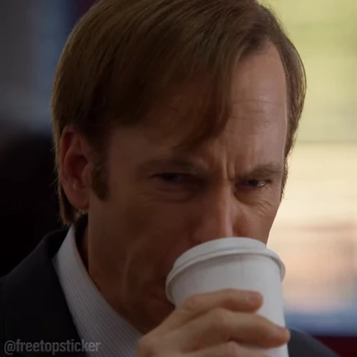 ☕️ Стикер «Better Call Saul» для Telegram