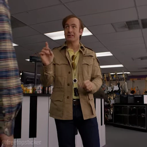 👆 Стикер «Better Call Saul» для Telegram
