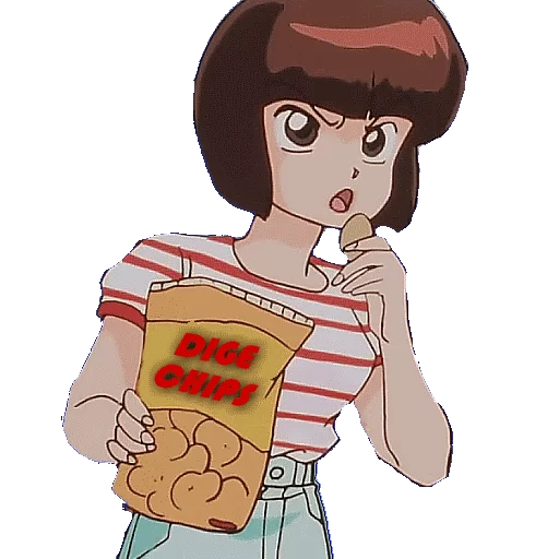 🍟 Стикер «RANMA1/2» для Telegram