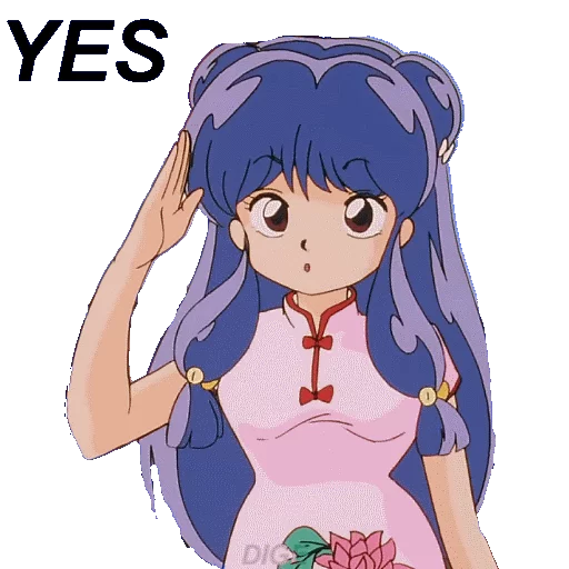 👍 Стикер «RANMA1/2» для Telegram