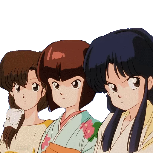👭 Стикер «RANMA1/2» для Telegram
