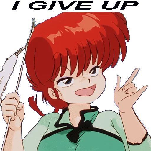 🎏 Стикер «RANMA1/2» для Telegram