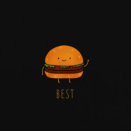 🍔 Стикер «Save me» для Telegram
