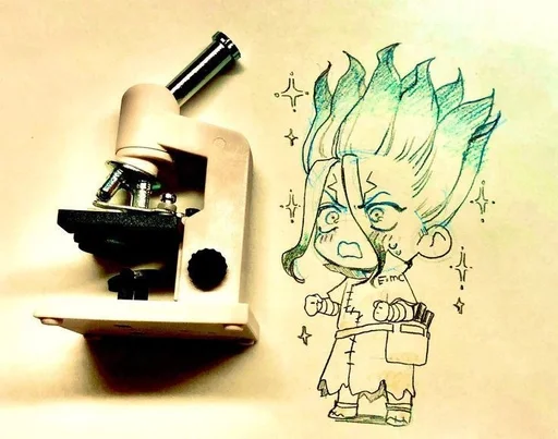 🫣 Стикер «Dr Stone» для Telegram