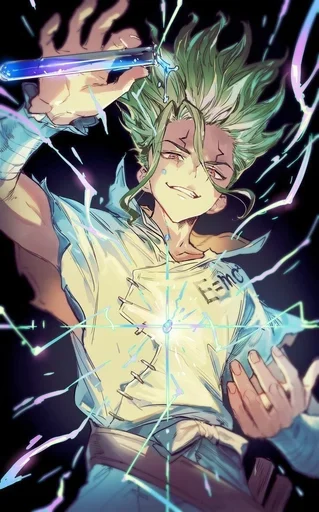 💫 Стикер «Dr Stone» для Telegram
