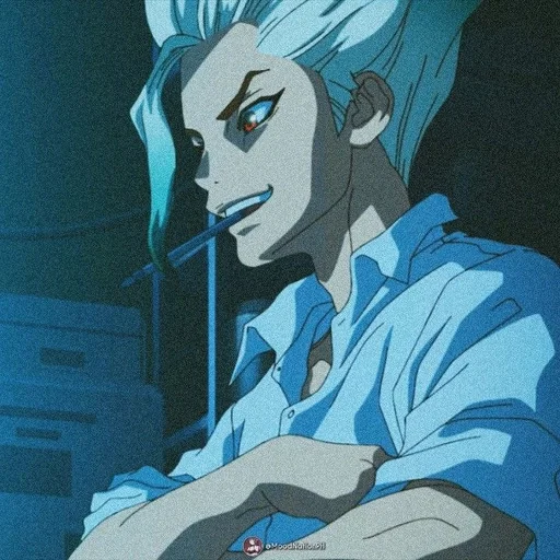 😳 Стикер «Dr Stone» для Telegram