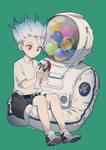 🧐 Стикер «Dr Stone» для Telegram
