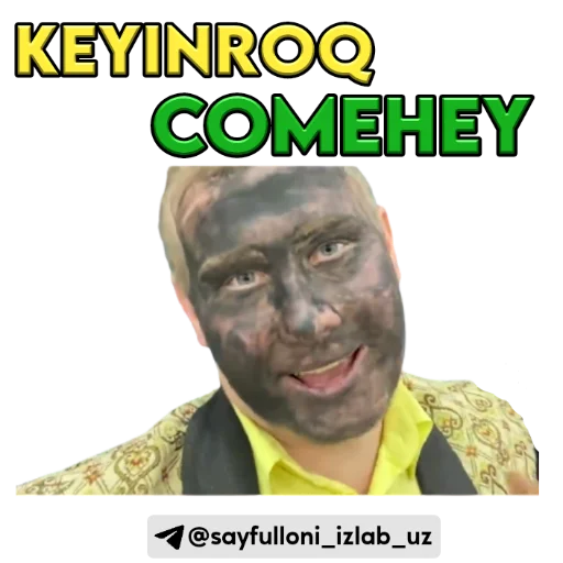 😅 Стикер «kanali uchun.» для Telegram