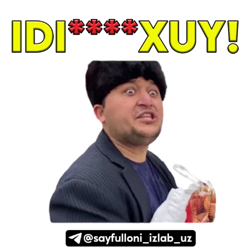 👌 Стикер «kanali uchun.» для Telegram