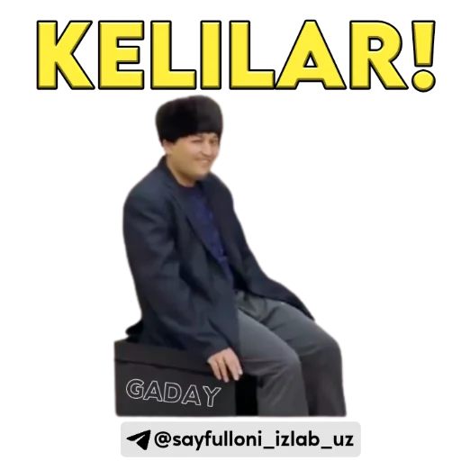 💯 Стикер «kanali uchun.» для Telegram