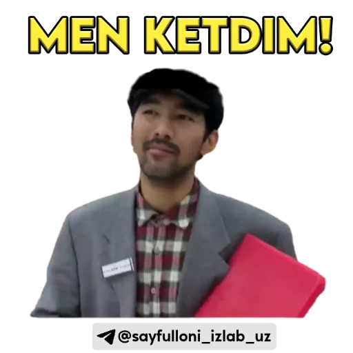 😉 Стикер «kanali uchun.» для Telegram