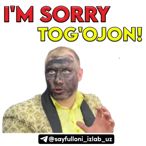 🙏 Стикер «kanali uchun.» для Telegram