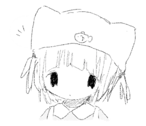 😯 Стикер «sayonara tenshi» для Telegram