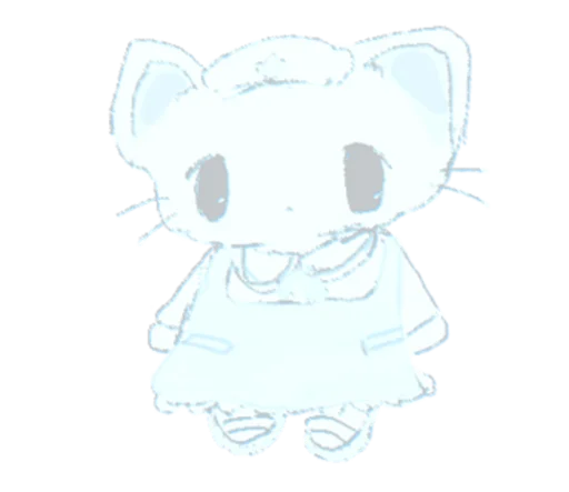 🐱 Стикер «sayonara tenshi» для Telegram