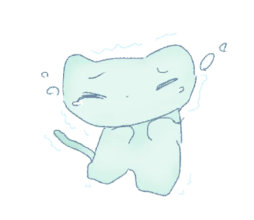 💧 Стикер «sayonara tenshi» для Telegram