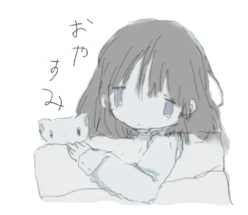 💤 Стикер «sayonara tenshi» для Telegram