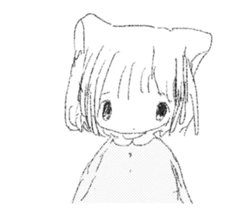 😮 Стикер «sayonara tenshi» для Telegram