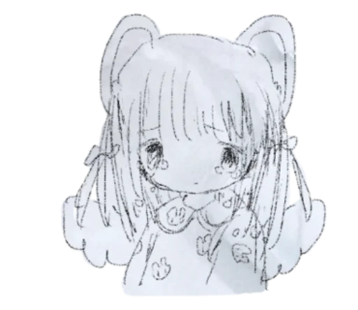 😥 Стикер «sayonara tenshi» для Telegram