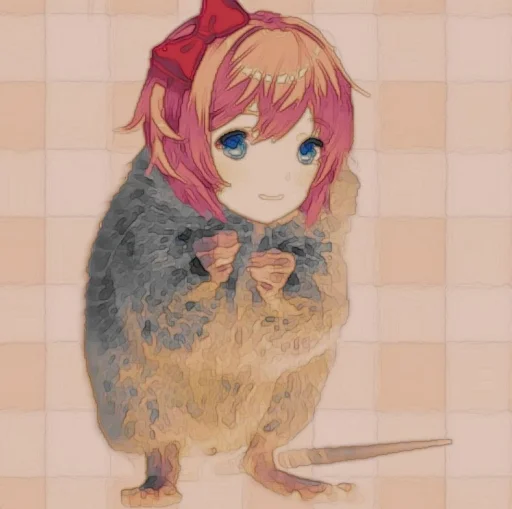 🤩 Стикер «˗ˋˏsayori ˎˊ˗» для Telegram