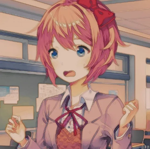 🤩 Стикер «˗ˋˏsayori ˎˊ˗» для Telegram