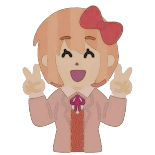 🎩 Стикер «˗ˋˏsayori ˎˊ˗» для Telegram