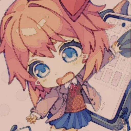 🤩 Стикер «˗ˋˏsayori ˎˊ˗» для Telegram
