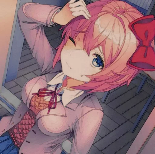 🤩 Стикер «˗ˋˏsayori ˎˊ˗» для Telegram