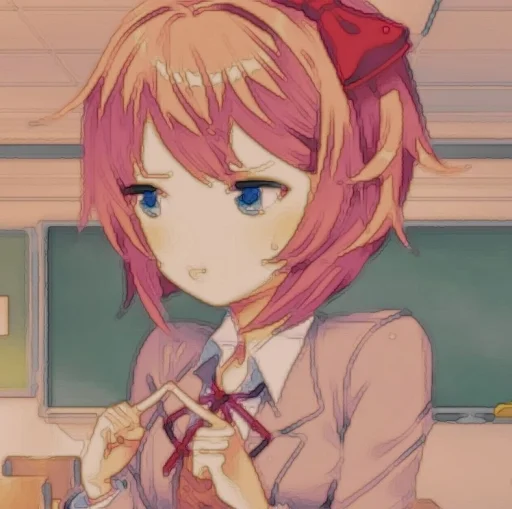 🤩 Стикер «˗ˋˏsayori ˎˊ˗» для Telegram