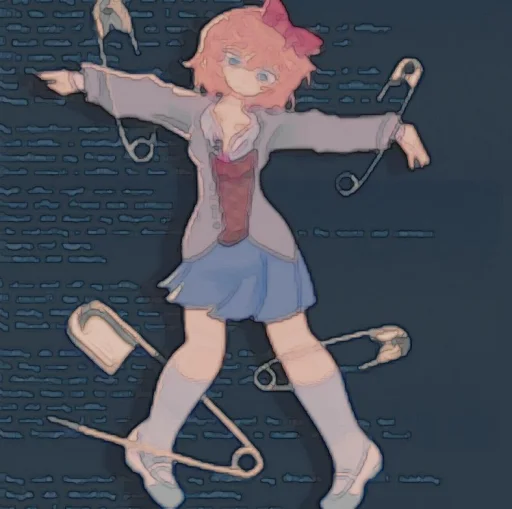 🤩 Стикер «˗ˋˏsayori ˎˊ˗» для Telegram