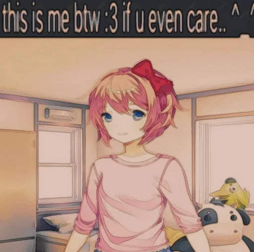 🤩 Стикер «˗ˋˏsayori ˎˊ˗» для Telegram
