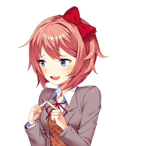 🎊 Стикер «Sayori DDLC8» для Telegram