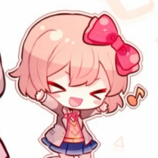 🎊 Стикер «Sayori DDLC8» для Telegram