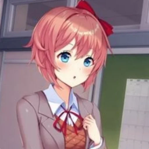 🎊 Стикер «Sayori DDLC8» для Telegram