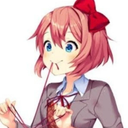 🎊 Стикер «Sayori DDLC8» для Telegram