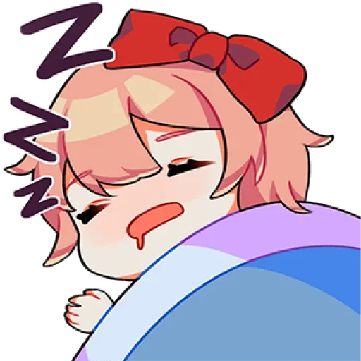 🎊 Стикер «Sayori DDLC8» для Telegram