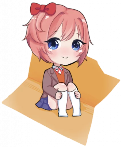 🧡 Стикер «sayori.chr» для Telegram