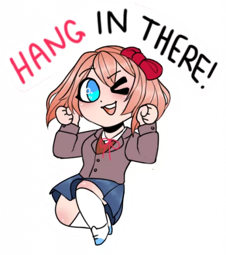 🧡 Стикер «sayori.chr» для Telegram