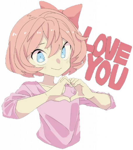 🧡 Стикер «sayori.chr» для Telegram
