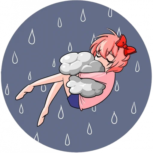 🧡 Стикер «sayori.chr» для Telegram
